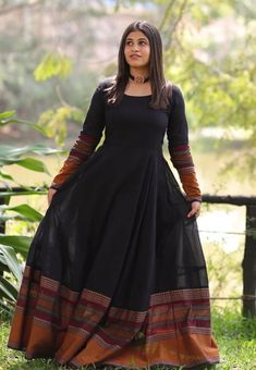 Old Saare Gown, Pongal Dress For Women, Pongal Outfits For Women, Narayanapet Long Dresses, Pattu Saree Dress Gowns, Maxi Dress Indian Casual, Traditional Gown From Saree, Pattu Saree Gown Designs, Saree Dress Gowns Ideas