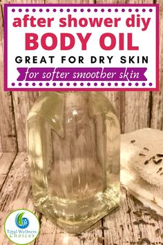 After Shower Body Oil, Diy Body Oil, Body Oil For Dry Skin, Body Oil Recipe, Body Oil Diy, Homemade Lotions, Lavender Recipes, Moisturizing Body Oil, Natural Skin Care Remedies