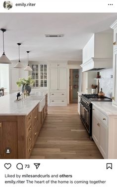 the kitchen is clean and ready to be used as a dining room or family room