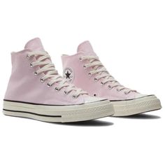 Converse Chuck Taylor All Star 1970s High Top 'Light Pink' A11441C - KICKS CREW Baby Pink Converse, Converse Platforms, Shoes Png, Pink Tennis Shoes, Goth Shoes, Converse Pink, Pink Converse, Top Light, Converse Chuck Taylor All Star