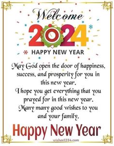 a happy new year greeting card for someone