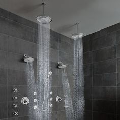 the shower head is connected to two different faucets