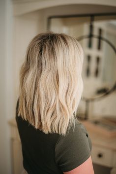 Soft Bends with a Flat Iron – The Small Things Blog Barely Curled Hair Tutorial, Ways To Style Mid Length Hair, Short Haircuts For Fine Hair Round Face, Soft Bends Medium Hair, How To Curl Short Hair With A Flat Iron, Flat Iron Waves Short Hair, Edgy Romantic Style, Undone Waves