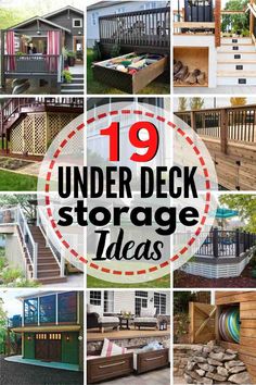 19 under deck storage ideas that are easy to build and great for the backyard or yard