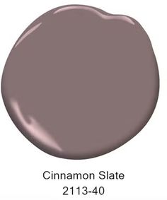 a close up of a paint color with the words cinnamon state on it and an image of