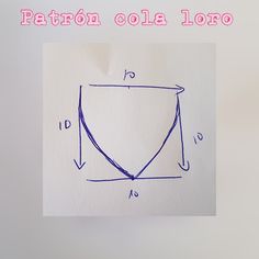 a piece of paper with a drawing of a rectangle and the words petron cola loro on it