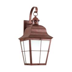 an old fashioned light fixture on a white background