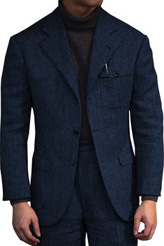 Tailored Blazer With Pockets, Tailored Blazer With Pockets In Suiting Fabric, Fitted Wool Suit With Patch Pockets, Fitted Wool Suits With Patch Pockets, Three-piece Suit With Notch Lapel For Tailoring, Long Sleeve Suits With Pockets In Suiting Fabric, Long Sleeve Suits With Pockets, Tailored Suit With Notch Lapel And Patch Pockets, Tailored Suits With Notch Lapel And Patch Pockets