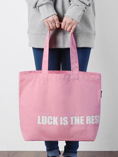 Editor's NotesCasual and versatile eco bag with lettering print.- Eco bag- Lettering print on it- Enough storage- Internal pocket- Versatile itemMeasurements(in.)One size- Width: 17.71 in.- Height: 12.99 in.- Depth: 4.92 in.Composition & Care- Polyester- Please check the care labelDesigner- by bubilian Pink Shoulder Bag With Letter Print For Daily Use, Pink Rectangular Shoulder Bag With Letter Print, Pink Letter Print Shoulder Bag, Pink Letter Print Bag For Shopping, Pink Shopping Bag With Letter Print, Pink Letter Print Shopping Bag, Trendy Pink Shoulder Bag With Letter Print, Casual Pink Shoulder Bag With Letter Print, Pink Bags With Letter Print For Everyday Use