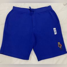 Nwot Ralph Lauren Color: Electric Blue Sizes: M, L, Xl Blue Cotton Short Bottoms, Blue Cotton Shorts For Loungewear, Casual Blue Shorts For Loungewear, Casual Blue Loungewear Shorts, Blue Bermuda Cotton Bottoms, Blue Shorts For Loungewear, Blue Short Bottoms For Loungewear, Blue Cotton Shorts, Polo Ralph Lauren Shorts