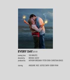 a couple kissing each other with sparklers in their hands and the caption reads every day 2013