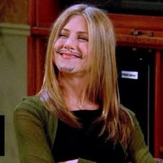 an image of a woman smiling on the set of friends