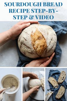 sourdough bread recipe step - by - step video