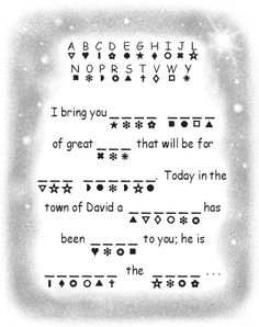 a cross stitch pattern with the words, i bring you to know that will be for today