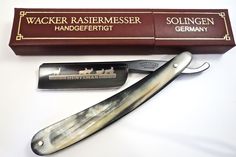 Wacker Solingen "Huntsman" Full Hollow 7/8 Straight Razor Beard Maintenance