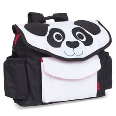 Description Our Panda Pack is a rare species indeed, with a cuteness and cuddle quotient of giant proportions! Imagine yourself surrounded by a bamboo forest. Cuteness as clear as black and white! Our designer backpacks bridge function and durability with fashion and fun! These Animal Packs are tough-built and specifically designed for kids’ unique measurements. Our patented horizontal design with ergonomic attributes is designed to carry weight at waist level. Backpack Details • Overall: 12.5” Panda Backpack, Horizontal Design, Small Water Bottle, Rare Species, Bamboo Forest, Reflective Material, Backpacking Packing, Children In Need, Designer Backpacks