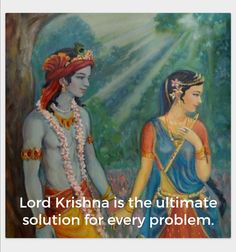 lord krishna is the ultimate solution for every problem