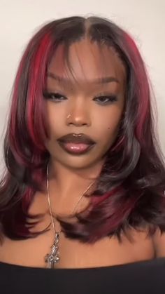 Unique Hair Dye Ideas, Goth Hairstyle, Box Braids Hairstyle, Y2k Hairstyles, Dye Hair, Pelo Afro, Digital Closet, Pretty Hair Color