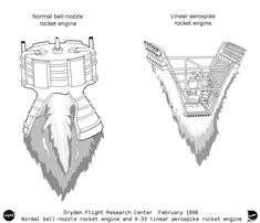 an image of a paper model of a rocket engine and rocket ship with the diagram below it