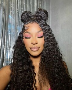 themonaleo E Girl Hair, Dark Skin Makeup, Stylish Hair, Hair Videos, Makeup Inspo, Skin Makeup, Wavy Hair, Womens Makeup, Girl Hairstyles