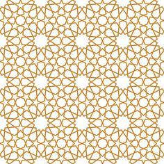 an orange and white geometric pattern