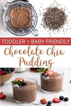 Healthy Toddler & Baby chia pudding Chia Seed Recipes Blw, Blw Chia Pudding, Chia Seed Baby Food Recipes, Toddler Chia Pudding, Quinoa Recipes For Toddlers, Healthy Toddler Snacks For Daycare, Creamy Chia Pudding, Sugar Free Toddler Snacks, Chia Pudding For Toddlers