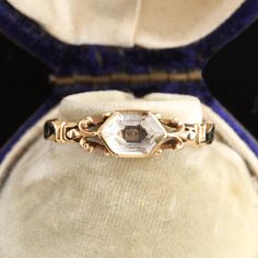 Georgian Engagement Ring, Memento Mori Jewelry, Georgian Ring, Victorian Engagement Rings, Georgian Jewelry, East India Company, Roman Emperor, Victorian Rings, Deco Engagement Ring