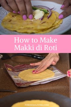 how to make maki di roti at home with the help of two hands