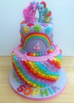 my little pony buttercream cakes | My Little Pony Birthday Cake Decorating Ideas Super Torte, Susie Cakes, Novelty Birthday Cakes