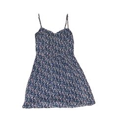 Never Worn Abercrombie And Fitch Dress, Abercrombie Blue Floral Dress, Abercrombie And Fitch, Abercrombie & Fitch, Abercrombie Fitch, Floral Dress, Color Blue, Mini Dress, Womens Dresses