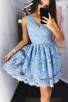 Hoco Dresses Modest, Blue Hoco Dresses, Lavender Bridesmaid Dresses, Homecoming Dress Short, Ombre Prom Dresses, Seafoam Blue, Cute Homecoming Dresses, Velvet Prom Dress, Junior Bridesmaid Dress