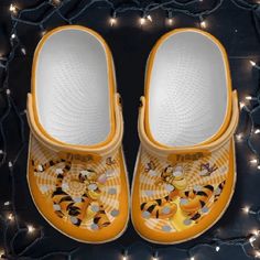 Get your product: Lovely Tiger Winnie-The-Pooh For Lover Rubber Crocs Crocband Clogs Comfy Footwear Tl97
1. PRODUCT INFORMATION:

Incredibly light and fun to wear.
Water-friendly and buoyant; weighs only ounces.
Ventilation ports add breathability and help shed water and debris.
Easy to clean and quick to dry.
Upper: Croslite.
Lining: Croslite.
Sole: Croslite.
2. SIZE CHART:
3. RETURN:
We will gladly issue you a replacement item or issue a refund back to your original form of payment for any of Comfy Footwear, Crocs Crocband, Wooden Shoes, Clogs Shoes, Comfortable Sandals, Ergonomic Design, Slip On Shoes, Winnie The Pooh, Clogs