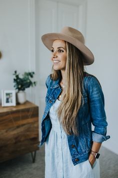 Fedora Hat Outfit Spring, Cute Outfits With Hats, Outfit Sombrero, Wool Hat Outfit, Hat Outfit Spring