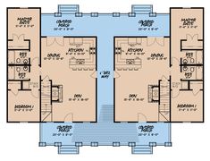 the floor plan for two story apartment