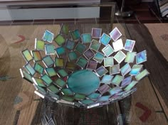 Recycled Cds, Bowl Pattern, Stain Glass Ideas, Stained Glass Jewelry