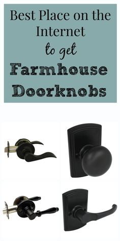 the best place on the internet to get farmhouse doorknobs for your home