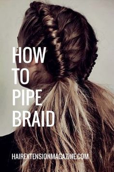 Do You Know How To Pipe Braid? https://hairextensionmagazine.com/do-you-know-how-to-pipe-braid/ Pipe Braid, Hairstyle Natural Hair, Long Box Braids, Hair Cute, Athletic Hairstyles, Braid In Hair Extensions, Braid Hair, Hair Braid, Prom Hairstyles