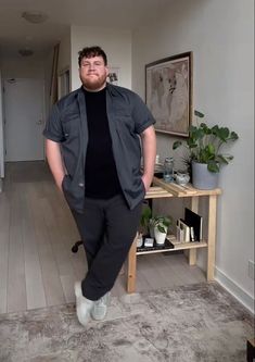 Very comfortable summer cloths Xxxl Mens Fashion, Thick Boy Fashion Outfits, Men’s Casual Outfits Plus Size, Mens Business Casual Plus Size, Big Guy Summer Outfit, Men’s Casual Fashion Plus Size, Mens Fashion Broad Shoulders, Big Mens Fall Fashion, Male Outfits Plus Size