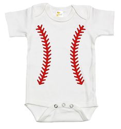 Rapunzie's customizable baby onesie, perfect for little ones who are destined to be future baseball stars. This onesie features a graphic of baseball seams on the front, adding a sporty touch to your baby's wardrobe.But that's not all! The back of the onesie is where the magic happens. We offer a unique personalization option that allows you to create a custom baseball jersey look. You can add your baby's name and a number of your choice, making this onesie truly one-of-a-kind.Made with the utmo Baby First Outfit, Where The Magic Happens, Outfits Unique, Embroidery Baseball, Custom Baseball Jersey, Personalized Baseballs, Baseball Jersey, Baseball Jerseys, Baby Bodysuit