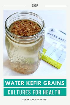 Make your own fermented probiotic drinks with Cultures for Health Water Kefir Grains. This heirloom starter is non-GMO, dairy-free, and vegan, providing a limitless supply of sparkling, enzyme-rich water kefir for stronger gut health. #WaterKefir #Probiotics #FermentedDrinks #GutHealth Dehydrated Water, Water Kefir Grains, Health Water, Water Kefir