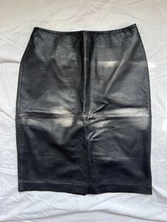 vintage black leather pencil skirt Leather Pencil Skirt, Equatorial Guinea, British Indian, New Vintage, Vintage Leather, Laos, Ghana, Brunei, Pencil Skirt