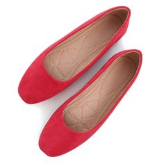 PRICES MAY VARY. Selection of good material, soft, durable and flexible.Anti-slip rubber sole and Soft insoles offers stable support. Classic Square Toe Flats with cute bow-knot embellishments which makes the shoes more distinctive, and the details are particularly charming. Comfy ballet flats for women are easy slip on and off,and look great with your dress, blouse, jeans, skirts and so on. Great for everyday wear,working,office,dating,evening,walking,shopping and other occasion. Please check t Comfy Ballet Flats, Comfortable Ballet Flats, Working Office, Suede Dress Shoes, Comfortable Dress Shoes, Flats For Women, Red Flats, Evening Walk, Dress Blouse