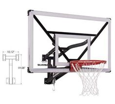 an image of a basketball hoop with measurements