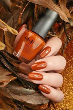 Trend It Up, Orange Nail, Fall Nail Trends, Fall Gel Nails, Pink Gel, Colorful Nails, Nails Polish, روتين العناية بالبشرة, Fall Nail Art