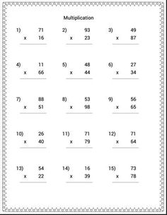 the worksheet for addition and subtraction with two digit numbers on it