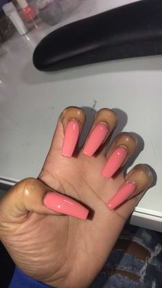 Acrylic Nails Natural, Color Nails, Pink Acrylic, Acrylic Nails Coffin, Dope Nails, Nail Arts