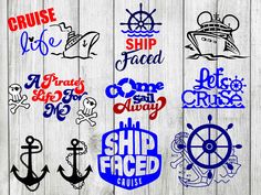 the ship and anchor svt files are available for use in projects like crafts, t - shirts, etc