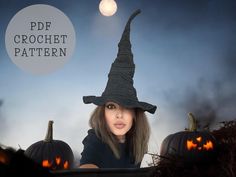 Crochet Witch Hat Pattern - Instant Download You will recieve 2 pdf files including text instructions with images and a printable crochet planner as a gift for you. Get ready for a magical crafting experience with our Crochet Witch Hat Pattern! Perfect for Halloween, costume parties, or cozy fall photoshoots, this easy-to-follow pattern will guide you in creating a stunning witch hat that's both stylish and fun. Why You'll Love This Pattern: Versatile Design: Craft a classic black witch hat or e Wizard Hat Crochet Pattern, Wizard Hat Crochet, Crochet Witch Hat Pattern, Magical Crafting, Witch Hat Pattern, Crochet Witch Hat, Crochet Planner, Crochet Pattern Halloween, Crochet Witch