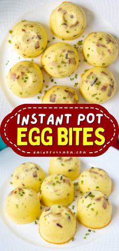 A copycat version of Starbuck's Soude Vide Egg Bites! It's the perfect Easter brunch recipe. Thanks to cottage cheese, these Instant Pot Egg Bites are super creamy and flavorful. Plus, you can customize the filling of this easy breakfast idea! Starbucks Egg Bites Recipe, Instant Pot Egg Bites, Sous Vide Egg Bites, Starbucks Egg Bites, Sous Vide Egg, Egg Bites Recipe, Mom Recipes, Copycat Starbucks, Real Foods