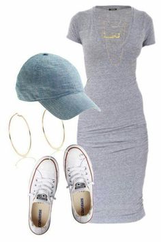 Spring Trends Outfits, Pastel Outfit, Wordpress Website, A Dress, Tennis Shoes, Look Fashion